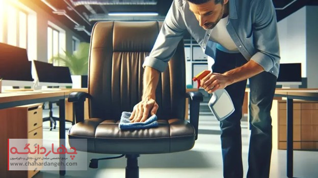 تمیز کردن اصولی انواع صندلی اداری