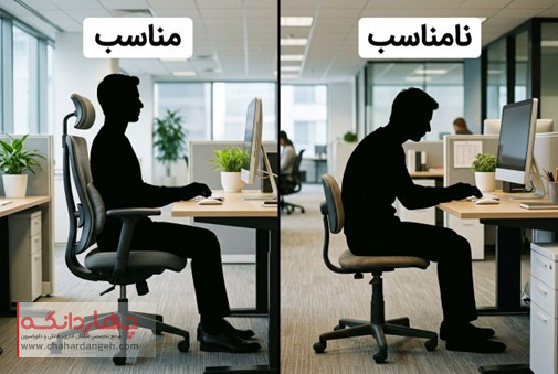 انتخاب یک صندلی اداری استاندارد