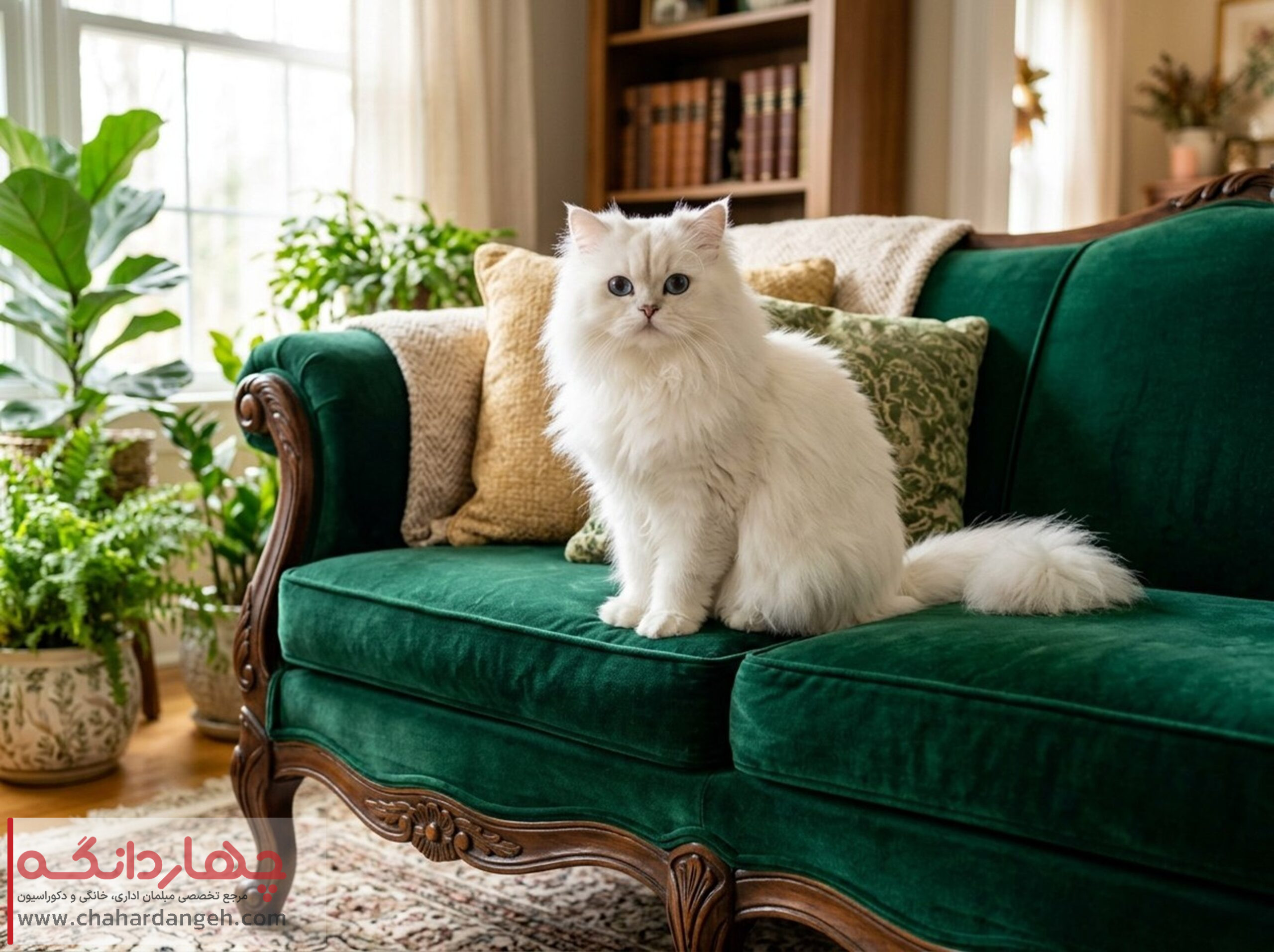 موی حیوانات به عمق پارچه نفوذ می کند